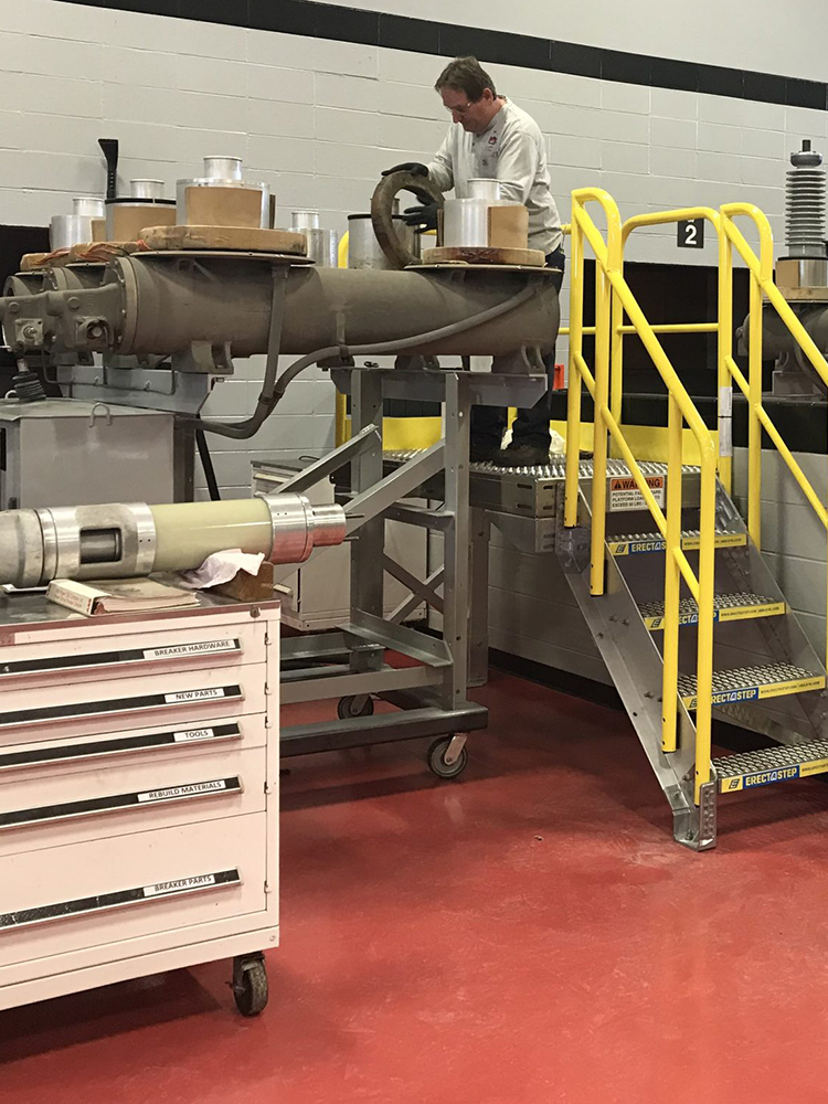 Premier Power Maintenance shop service technician SF6_750x1000